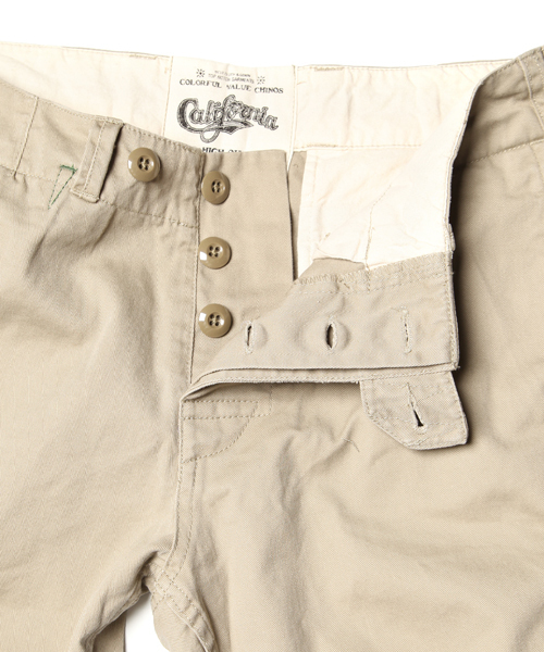 coen（コーエン）の「カリフォルニアカラーチノパンツ（チノパンツ・メンズ・Beige/Purple/Cobalt/PINK/ダークグレー/ダークグリーン/ロイヤルブルー/ナチュラル/ライラック・X-SMALL/SMALL/MEDIUM/LARGE/X-LARGE）」の17枚目の写真