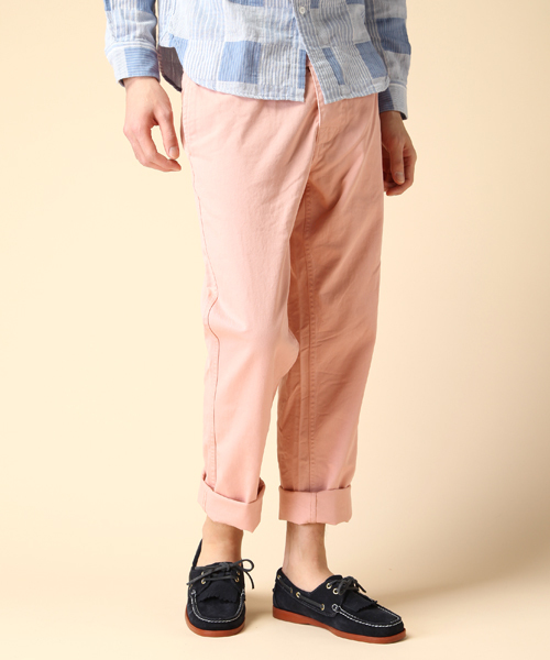 coen（コーエン）の「カリフォルニアカラーチノパンツ（チノパンツ・メンズ・Beige/Purple/Cobalt/PINK/ダークグレー/ダークグリーン/ロイヤルブルー/ナチュラル/ライラック・X-SMALL/SMALL/MEDIUM/LARGE/X-LARGE）」の10枚目の写真