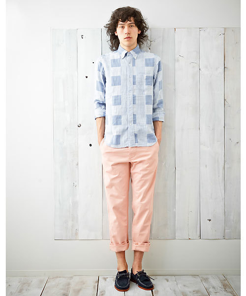 coen（コーエン）の「カリフォルニアカラーチノパンツ（チノパンツ・メンズ・Beige/Purple/Cobalt/PINK/ダークグレー/ダークグリーン/ロイヤルブルー/ナチュラル/ライラック・X-SMALL/SMALL/MEDIUM/LARGE/X-LARGE）」の19枚目の写真