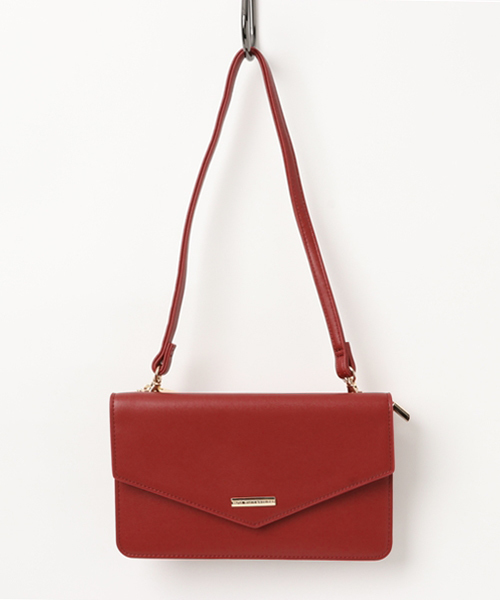 earth music&ecology（アースミュージックアンドエコロジー）の「ウォレットショルダーバッグ（ショルダーバッグ・レディース・ブラック/レッド/キャメル/グリーン・FREE）」の19枚目の写真