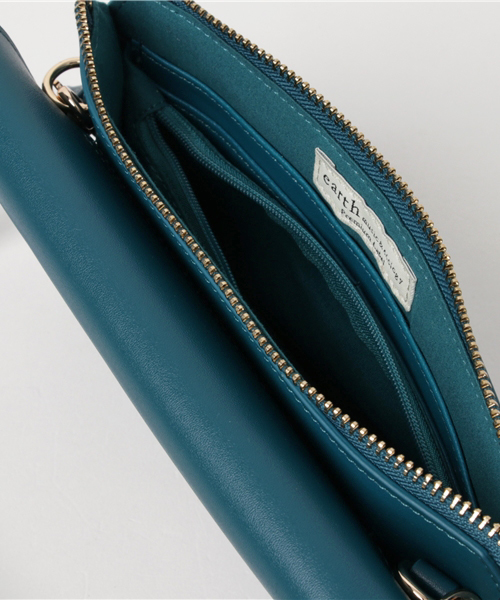 earth music&ecology（アースミュージックアンドエコロジー）の「ウォレットショルダーバッグ（ショルダーバッグ・レディース・ブラック/レッド/キャメル/グリーン・FREE）」の12枚目の写真