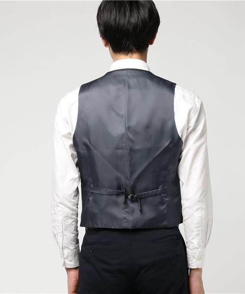 THE SUIT COMPANY(ザ・スーツカンパニー)の「<FORMAL>『CERIMONIA』リバーシブルジレ(ベスト・メンズ・チャコールグレー・L/LL/M/S)」の3枚目の写真