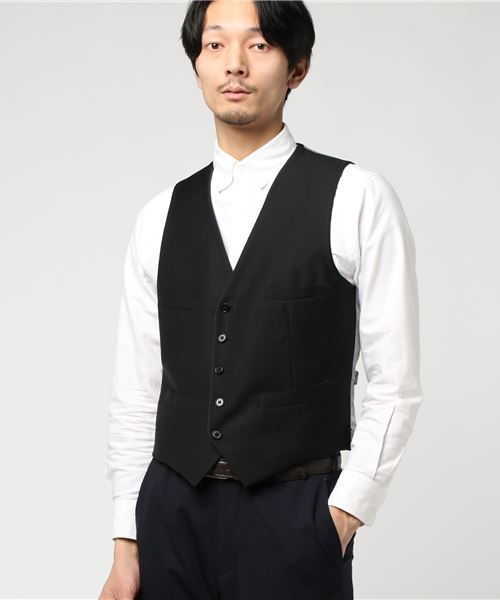 THE SUIT COMPANY(ザ・スーツカンパニー)の「<FORMAL>『CERIMONIA』リバーシブルジレ(ベスト・メンズ・チャコールグレー・L/LL/M/S)」の6枚目の写真