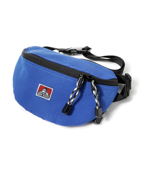 BEN DAVIS ORIGINALS(ベンデイビスオリジナルス)の「BEN DAVIS MINI WAIST BAG/ベンデイビス ミニウエストバッグ(ボディバッグ/ウエストポーチ)」|ブルー