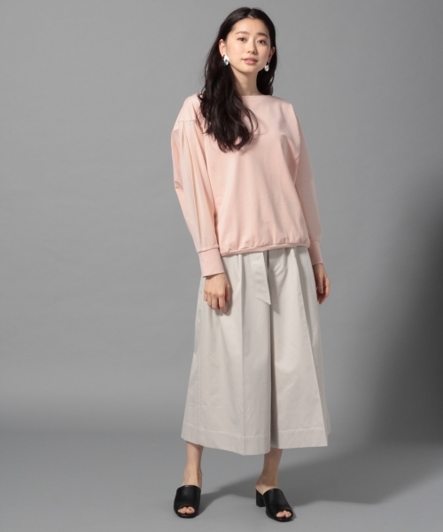 LEPSIM(レプシィム)の「★店舗限定アイテム★ソデキリカエドルマンプルオーバー 777657(Tシャツ/カットソー・レディース・ブラック/オフホワイト/ピンク・FREE)」の8枚目の写真