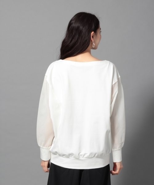 LEPSIM(レプシィム)の「★店舗限定アイテム★ソデキリカエドルマンプルオーバー 777657(Tシャツ/カットソー・レディース・ブラック/オフホワイト/ピンク・FREE)」の12枚目の写真