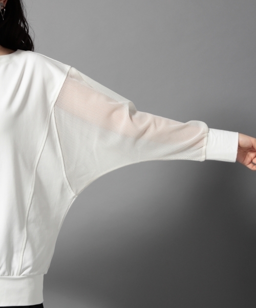 LEPSIM(レプシィム)の「★店舗限定アイテム★ソデキリカエドルマンプルオーバー 777657(Tシャツ/カットソー・レディース・ブラック/オフホワイト/ピンク・FREE)」の16枚目の写真