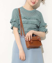 one after another NICE CLAUP | すかしフリルニット(ニット/セーター)