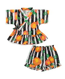 apres les cours | つばき柄甚平セット(浴衣)