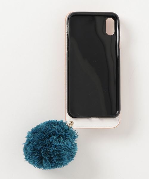 Casselini（キャセリーニ）の「※直営店別注※刺繍HDiphoneXケース（スマホケース/カバー・レディース・ターコイズブルー/ピンク・FREE）」の3枚目の写真