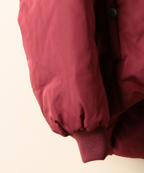 coen（コーエン）の「フーデッドショートダウン（アウター/ダウンジャケット/ダウンコート/ブルゾン）（ダウンジャケット/コート・レディース・ネイビー/ブラック/ワイン・LARGE/MEDIUM）」の19枚目の写真