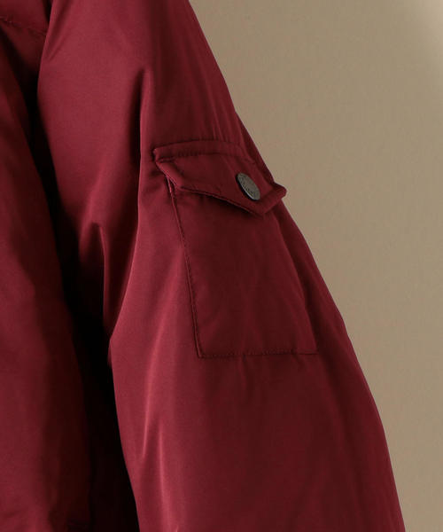 coen（コーエン）の「フーデッドショートダウン（アウター/ダウンジャケット/ダウンコート/ブルゾン）（ダウンジャケット/コート・レディース・ネイビー/ブラック/ワイン・LARGE/MEDIUM）」の15枚目の写真