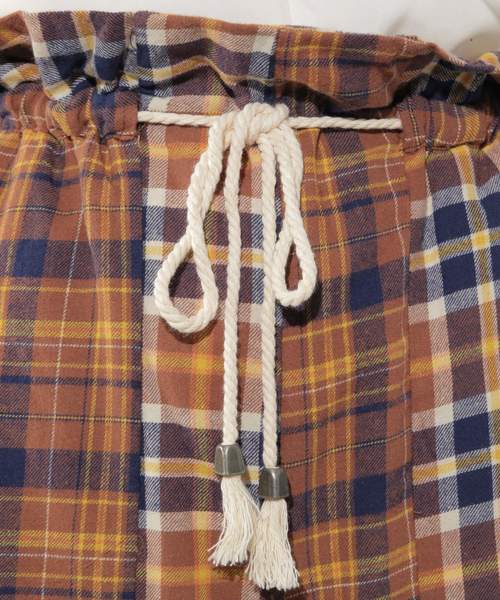 PAGEBOY（ページボーイ）の「パッチワークネルチェックパンツ（その他パンツ・レディース・ブラウン/グリーン・FREE）」の16枚目の写真