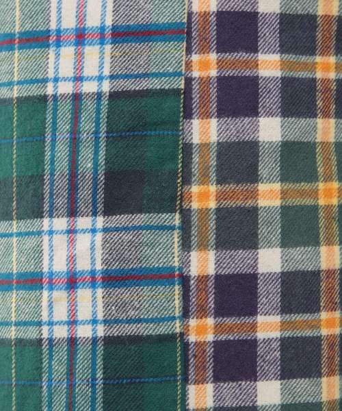 PAGEBOY（ページボーイ）の「パッチワークネルチェックパンツ（その他パンツ・レディース・ブラウン/グリーン・FREE）」の11枚目の写真