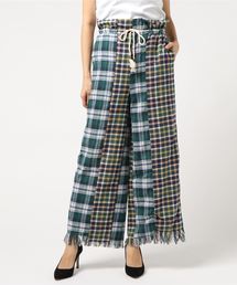 PAGEBOY | パッチワークネルチェックパンツ(その他パンツ)