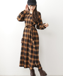 N.（N. Natural Beauty Basic） | ◆オンブレーチェックワンピース(ワンピース)