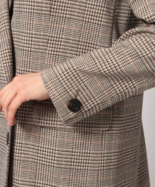 GLOBAL WORK（グローバルワーク）の「グレンチェックダブルジャケット/803402（テーラードジャケット・レディース・ブラウン・MEDIUM/LARGE）」の10枚目の写真