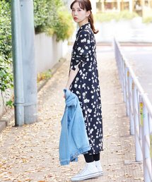 IENA（イエナ）の「シャツカラーフラワードレス◇（ワンピース）」 - WEAR