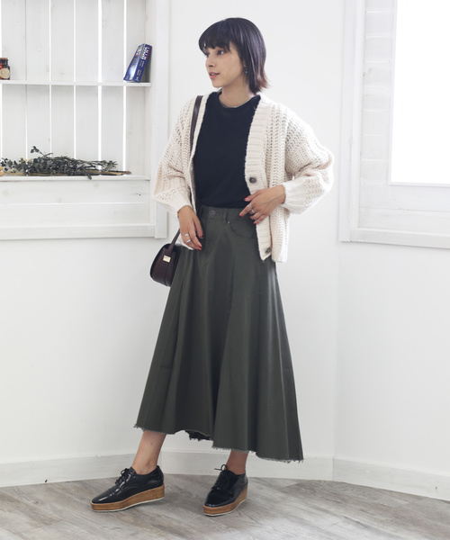 classicalelf(クラシカルエルフ)の「ガーター編みショート丈カーディガン(カーディガン/ボレロ・レディース・ブラック/ベージュ/アイボリー/ラベンダー/チャコールグレー/モカ/ライトベージュ・LARGE/MEDIUM/X-LARGE)」の20枚目の写真