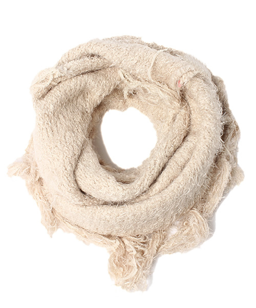 Kastane（カスタネ）の「【Kastane】フワーンケープ（ストール/ショール・レディース・オフホワイト/ターコイズブルー/グレー/ピンク/ネイビー・FREE）」の14枚目の写真