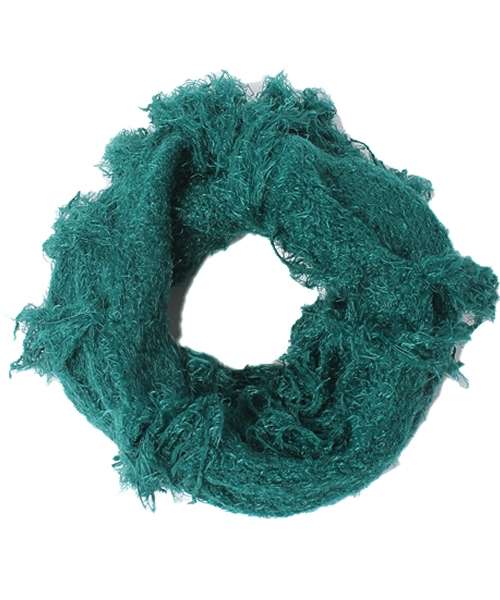 Kastane（カスタネ）の「【Kastane】フワーンケープ（ストール/ショール・レディース・オフホワイト/ターコイズブルー/グレー/ピンク/ネイビー・FREE）」の4枚目の写真