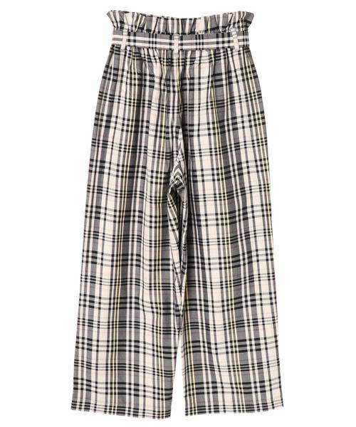 AMERICAN HOLIC（アメリカンホリック）の「ウエストフリルベルト付ワイドパンツ（その他パンツ・レディース・ストライプ/チェック/ブラウン系その他4・M/L）」の20枚目の写真