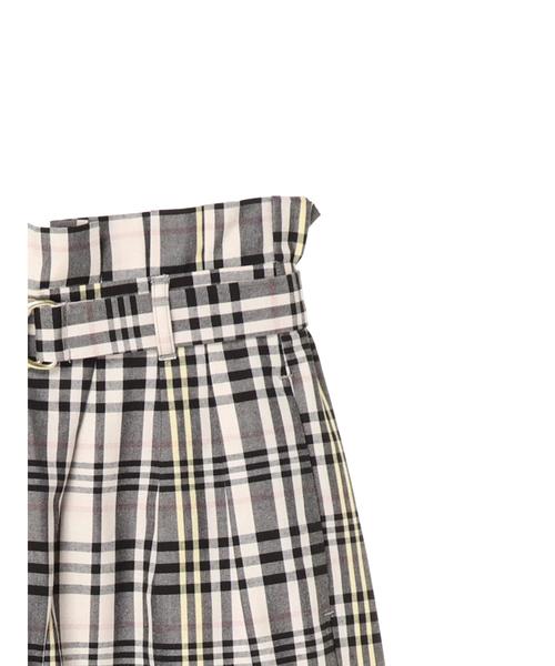 AMERICAN HOLIC（アメリカンホリック）の「ウエストフリルベルト付ワイドパンツ（その他パンツ・レディース・ストライプ/チェック/ブラウン系その他4・M/L）」の22枚目の写真