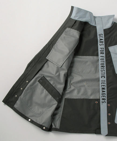 HUMAN MADE グレー ジャケット HUMAN MADE(ヒューマンメイド) 「FLEECE HALF-ZIP HOODIE」DRY ALLS