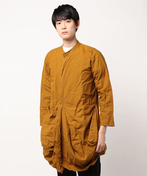 チャイハネ(チャイハネ)の「【チャイハネ】yul プレーン変形MEN'Sバンドカラーシャツ(シャツ/ブラウス・メンズ・ブラック/ベージュ/カーキ/ブルー/マスタード/ネイビー・FREE)」の14枚目の写真