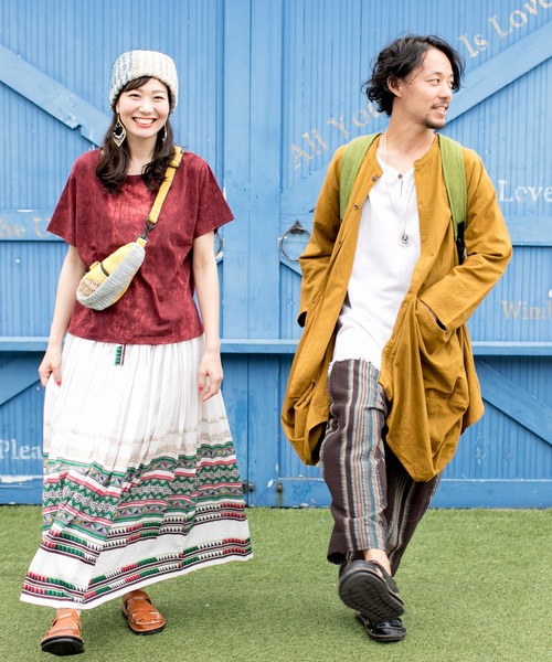 チャイハネ(チャイハネ)の「【チャイハネ】yul プレーン変形MEN'Sバンドカラーシャツ(シャツ/ブラウス・メンズ・ブラック/ベージュ/カーキ/ブルー/マスタード/ネイビー・FREE)」の15枚目の写真