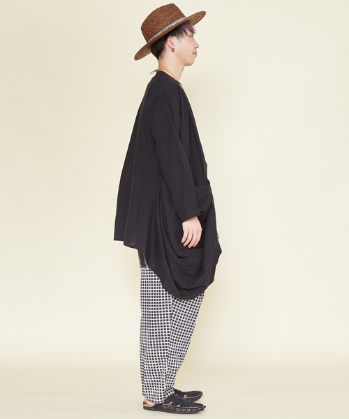 チャイハネ(チャイハネ)の「【チャイハネ】yul プレーン変形MEN'Sバンドカラーシャツ(シャツ/ブラウス・メンズ・ブラック/ベージュ/カーキ/ブルー/マスタード/ネイビー・FREE)」の18枚目の写真