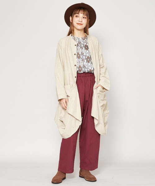 チャイハネ(チャイハネ)の「【チャイハネ】yul プレーン変形MEN'Sバンドカラーシャツ(シャツ/ブラウス・メンズ・ブラック/ベージュ/カーキ/ブルー/マスタード/ネイビー・FREE)」の21枚目の写真