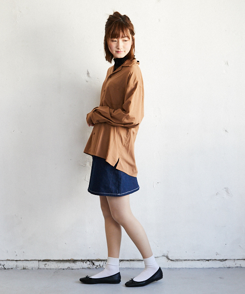 PairPair（ペアペア）の「オープンカラーシャツ（シャツ/ブラウス・メンズ・キャメル・MEDIUM）」の5枚目の写真