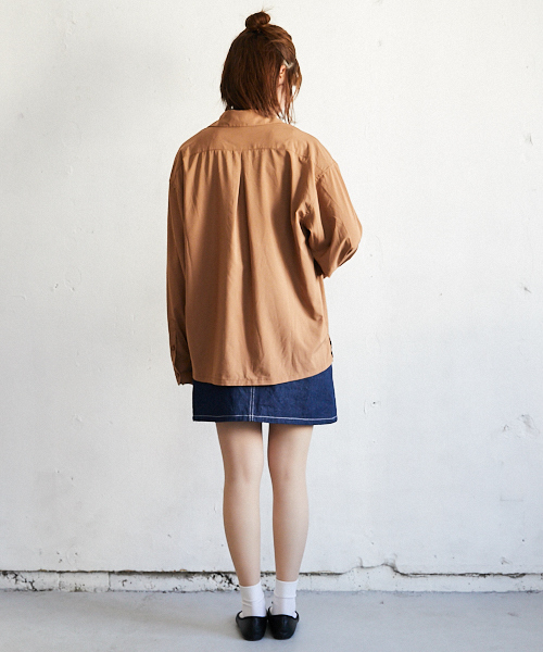 PairPair（ペアペア）の「オープンカラーシャツ（シャツ/ブラウス・メンズ・キャメル・MEDIUM）」の7枚目の写真