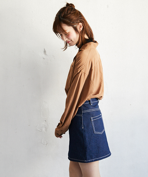 PairPair（ペアペア）の「オープンカラーシャツ（シャツ/ブラウス・メンズ・キャメル・MEDIUM）」の4枚目の写真