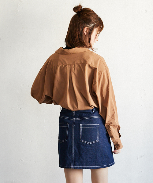 PairPair（ペアペア）の「オープンカラーシャツ（シャツ/ブラウス・メンズ・キャメル・MEDIUM）」の2枚目の写真