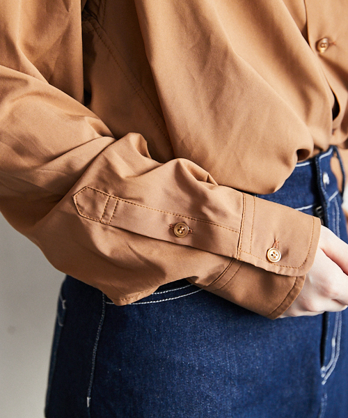 PairPair（ペアペア）の「オープンカラーシャツ（シャツ/ブラウス・メンズ・キャメル・MEDIUM）」の10枚目の写真