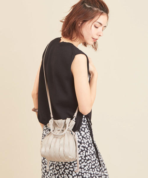 BEAUTY&YOUTH UNITED ARROWS（ビューティーアンドユースユナイテッドアローズ）の「BY∴ コンビパネルミニドローストトートバッグ -2WAY- ο（トートバッグ・レディース・ブラック/ライム/ライトグレー/オフホワイト・FREE）」の20枚目の写真