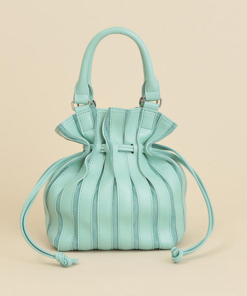 BEAUTY&YOUTH UNITED ARROWS（ビューティーアンドユースユナイテッドアローズ）の「BY∴ コンビパネルミニドローストトートバッグ -2WAY- ο（トートバッグ・レディース・ブラック/ライム/ライトグレー/オフホワイト・FREE）」の22枚目の写真