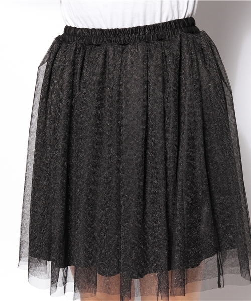 MAJESTIC LEGON（マジェスティックレゴン）の「Ｓラメチュールスカート（スカート・レディース・アイボリー/ブラック/ネイビー・FREE）」の6枚目の写真