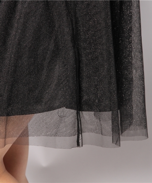 MAJESTIC LEGON（マジェスティックレゴン）の「Ｓラメチュールスカート（スカート・レディース・アイボリー/ブラック/ネイビー・FREE）」の7枚目の写真