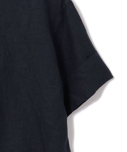 SHIPS（シップス）の「2WAYリネンカフブラウス（シャツ/ブラウス・レディース・ネイビー/レッド/オフホワイト・ONE SIZE）」の5枚目の写真