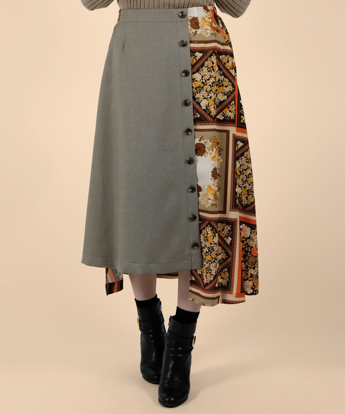 doll up oops�i�h�[���A�b�v�E�b�v�X�j�́u�n���J�`�p�b�`���[�N�� �z�F�t���A�X�J�[�g�i�ʒ��v�����g�j�i�X�J�[�g�j�v�b�I�����W