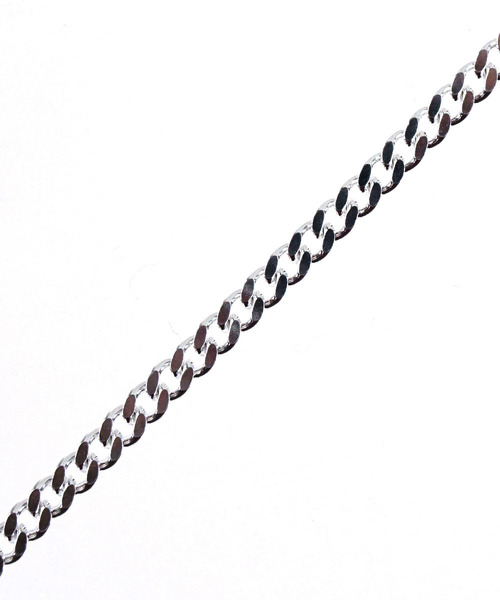 blackdia by 7JEWELRY(ブラックダイヤバイセブンジュエリー)の「blackdia by 7JEWELRY 喜平チェーンネックレス長さ54cm幅3mm(ネックレス・メンズ・シルバー・FREE)」の4枚目の写真