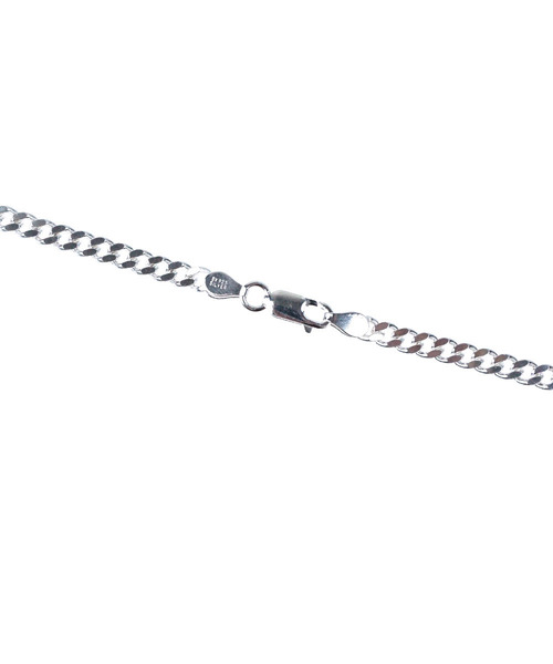 blackdia by 7JEWELRY(ブラックダイヤバイセブンジュエリー)の「blackdia by 7JEWELRY 喜平チェーンネックレス長さ54cm幅3mm(ネックレス・メンズ・シルバー・FREE)」の5枚目の写真
