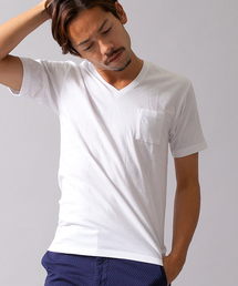 BEAUTY&YOUTH UNITED ARROWS | BY チューブ 1ポケット Vネック ショートスリーブ カットソー ◆(Tシャツ/カットソー)