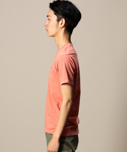 BEAUTY&YOUTH UNITED ARROWS（ビューティーアンドユースユナイテッドアローズ）の「BY チューブ 1ポケット Vネック ショートスリーブ カットソー ◆（Tシャツ/カットソー・メンズ・ホワイト/ダークグレー/ロイヤルブルー/イエロー/ライトブルー/ライトピンク/ライトグレー・MEDIUM/SMALL/LARGE/X-LARGE）」の9枚目の写真