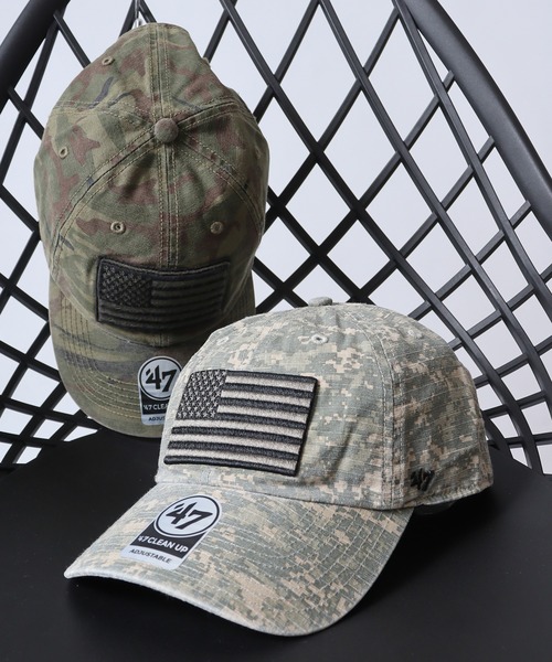 MLB公認 '47BRAND CLEAN UP CAP 星条旗 クリーナップキャップ