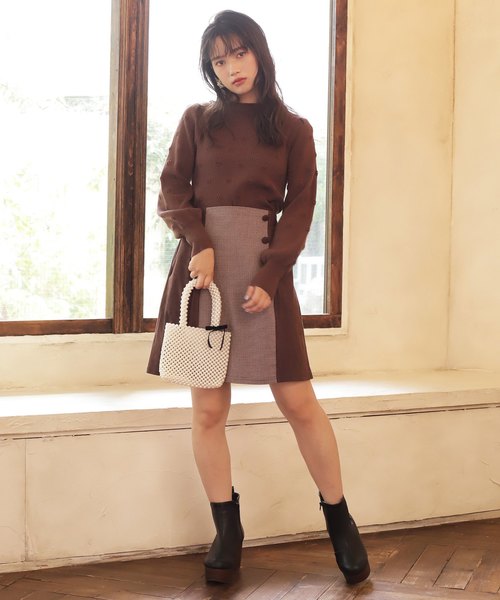 one after another NICE CLAUP(ワンアフターアナザーナイスクラップ)の「サイドゴアブーツ(ブーツ・レディース・アイボリー/ブラック/ダークブラウン・SMALL/MEDIUM/LARGE)」の13枚目の写真