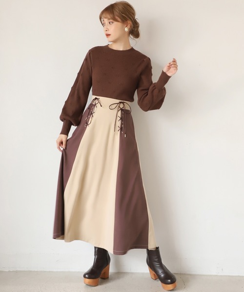 one after another NICE CLAUP(ワンアフターアナザーナイスクラップ)の「サイドゴアブーツ(ブーツ・レディース・アイボリー/ブラック/ダークブラウン・SMALL/MEDIUM/LARGE)」の22枚目の写真